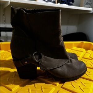 Stylish Grey Ankle Boots